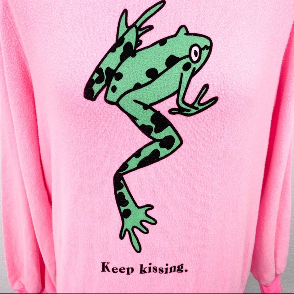 Wildfox “Keep Kissing” Sweater